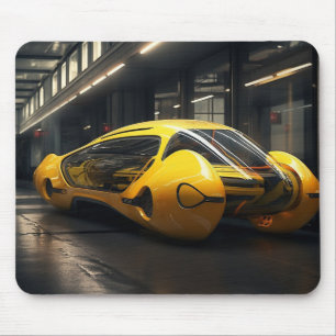 Yellow Taxi Cab Concept Mouse Pad Mousepad