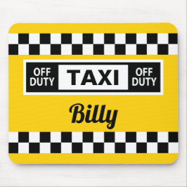 Yellow Taxi Cab Iconic New York Design Mousepad