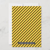 Yellow Taxi Cab Kindergeburtstag Party Einladung (Rückseite)