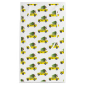 Yellow Taxi Cab Weihnachtsbaum Feierlicher Urlaub Kleine Geschenktüte (Vorderseite)