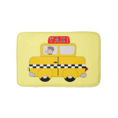 Yellow Taxi Design Badematte (Vorderseite)