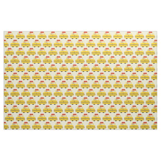 Yellow Taxi Muster Stoff (Yard (91,4 cm))