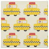 Yellow Taxi Muster Stoff (Muster)