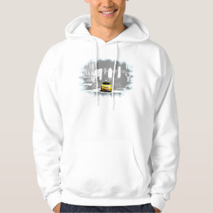 Yellow Taxi New York City Nyc Brooklyn Bridge Hoodie