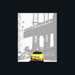 Yellow Taxi Nyc New York City Brooklyn Bridge Leinwanddruck<br><div class="desc">Yellow Taxi Nyc New York City Brooklyn Bridge Pop Art Leinwand Art Print.</div>