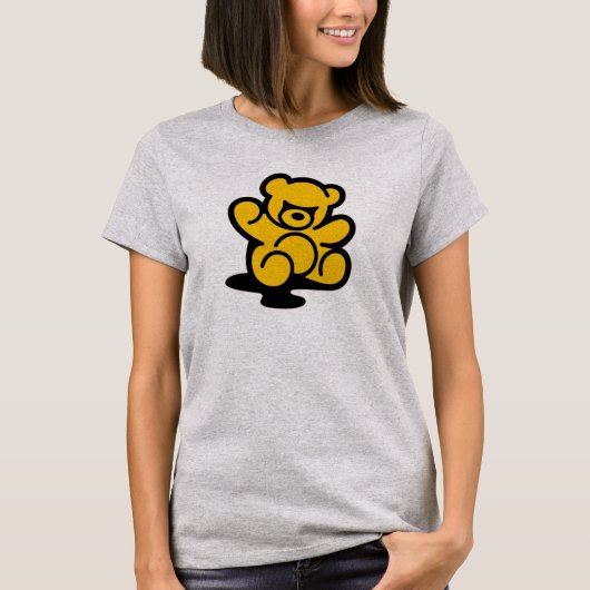 Yellow Teddy Trouble T-Shirt (Vorderseite)