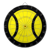 Yellow Tennis ball Custom Dart Dartscheibe (vorne)