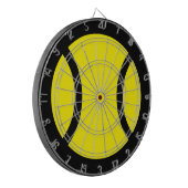 Yellow Tennis ball Custom Dart Dartscheibe (Vorderseite Links)