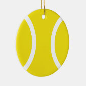 Yellow Tennis Ball Ornament für Weihnachten oder D (Rechts)