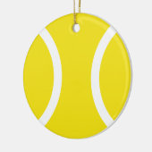 Yellow Tennis Ball Ornament für Weihnachten oder D (Links)