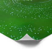 Yellow Tennis Ball Personalisiert Poster (Ecke)