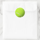 Yellow Tennis Ball Runder Aufkleber (Tasche)