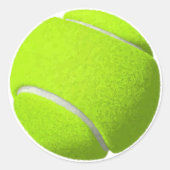 Yellow Tennis Ball Runder Aufkleber (Vorderseite)