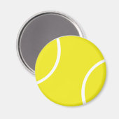 Yellow Tennis Ball Symbol Magnet (Vorderseite/Rückseite)