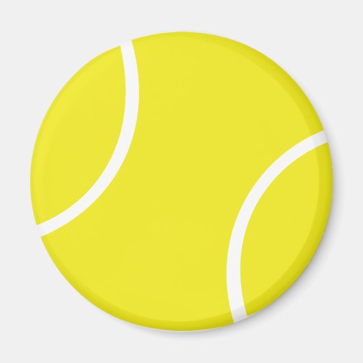 Yellow Tennis Ball Symbol Magnet (Vorne)