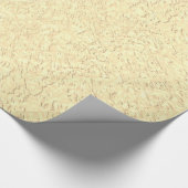 Yellow Texture Design Geschenkpapier (Ecke)