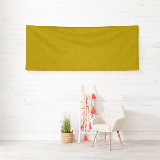 Yellow textured surface with  swirling pattern banner (Insitu)