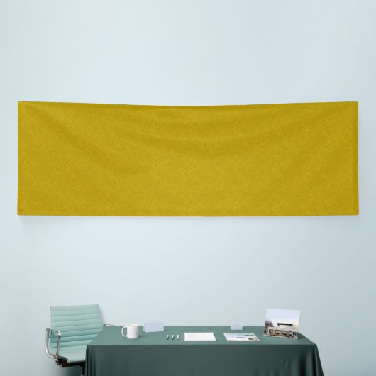 Yellow textured surface with  swirling pattern banner (Messeveranstaltung)