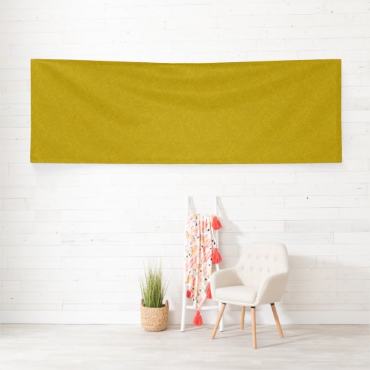 Yellow textured surface with  swirling pattern banner (Insitu)