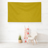 Yellow textured surface with  swirling pattern banner (Insitu)