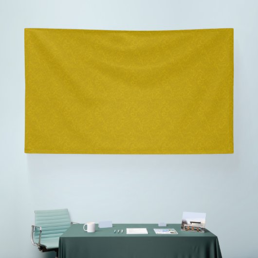 Yellow textured surface with  swirling pattern banner (Messe)