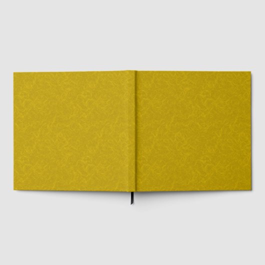 Yellow textured surface with  swirling pattern gästebuch (Voll)
