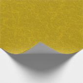 Yellow textured surface with  swirling pattern geschenkpapier (Ecke)