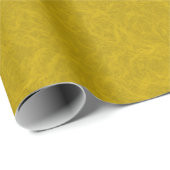 Yellow textured surface with  swirling pattern geschenkpapier (Rolleneckpunkt)
