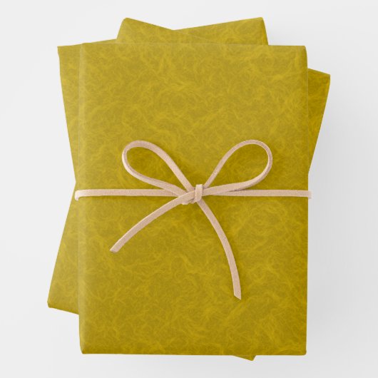 Yellow textured surface with  swirling pattern geschenkpapier set (Beispiel)