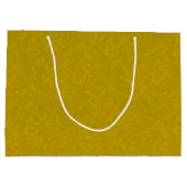 Yellow textured surface with  swirling pattern große geschenktüte (Rückseite)