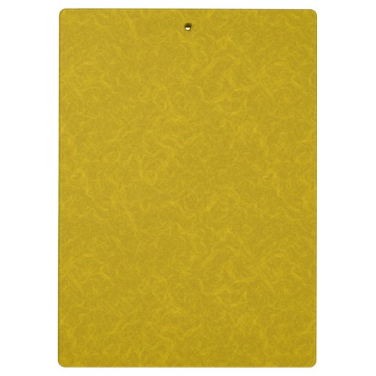 Yellow textured surface with  swirling pattern klemmbrett (Rückseite)