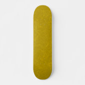 Yellow textured surface with  swirling pattern skateboard (Vorne)