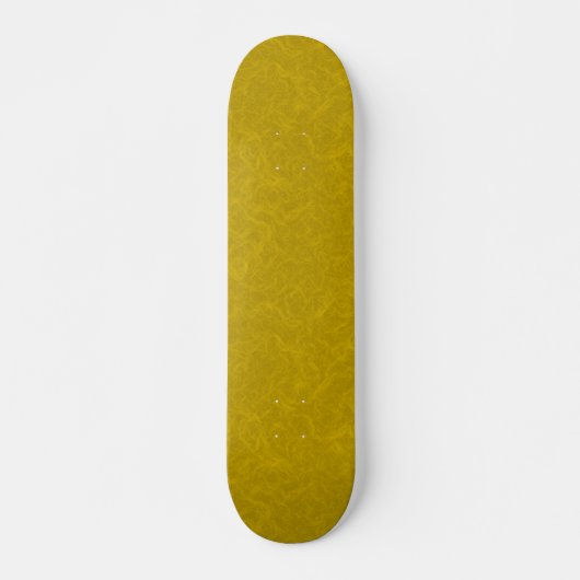 Yellow textured surface with  swirling pattern skateboard (Vorne)