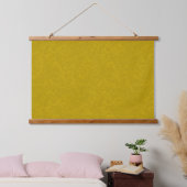 Yellow textured surface with  swirling pattern wandteppich mit holzrahmen (Schlafzimmer)