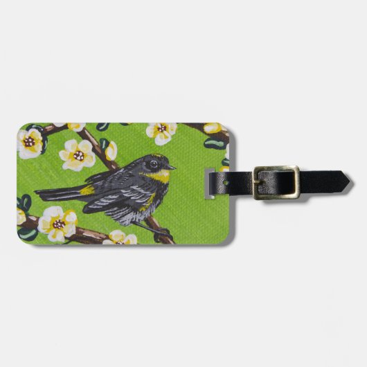 Yellow Throat Warbler ~ Spring Gepäckanhänger (Vorderseite horizontal)