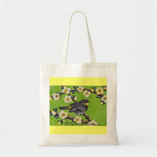Yellow Throat Warbler ~ Spring Tragetasche (Vorne)