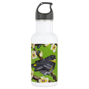 Yellow Throat Warbler ~ Spring Trinkflasche