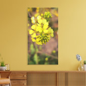 yellow tiny flower spring flora collection leinwanddruck (Insitu (Wohnzimmer))