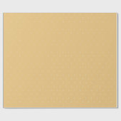 Yellow Tiny Polka Dot Geschenkpapier (Flach)