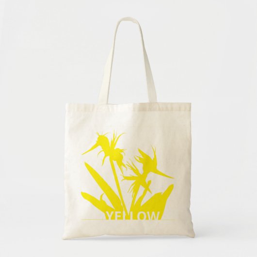 YELLOW - Tote bag con Flor del paraiso amarillo Tragetasche (Vorne)