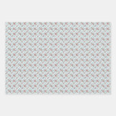 Yellow Trendy Birthday Summer Blume für sie Geschenkpapier Set (Vorderseite 3)