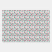 Yellow Trendy Birthday Summer Blume für sie Geschenkpapier Set (Vorderseite 2)