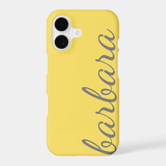Yellow Trendy Script Personalisiert