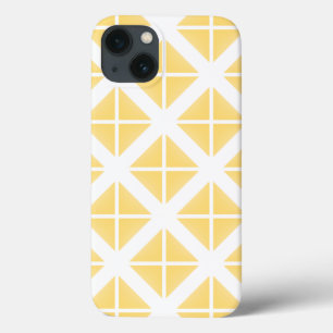 Yellow Trendy Triangle Pattern Case-Mate iPhone Hülle