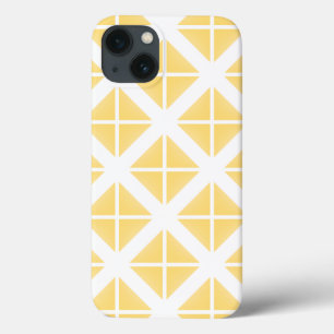 Yellow Trendy Triangle Pattern Case-Mate iPhone Hülle