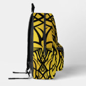 Yellow Tribal Backpack Bedruckter Rucksack (Links)