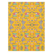 Yellow Tropical Hawaiian Santa Tischdecke (Vorderseite)