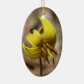 Yellow Trout Lily Floral Ornament (Rechts)
