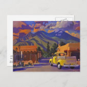 Yellow Truck POSTCARD by Art West Postkarte (Vorne/Hinten)
