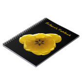 Yellow Tulip Anpassbares Notebook Notizblock (Linke Seite)